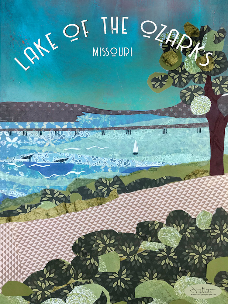 Lake of the Ozarks  - Missouri Waterways Art Print | Artist Jenny McGee 