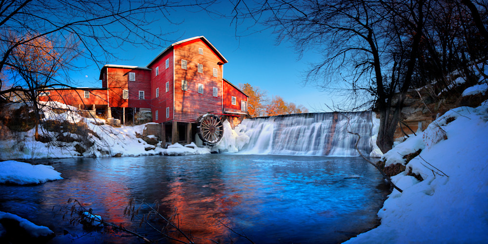 Winter Mill Photography Art | templeimagery