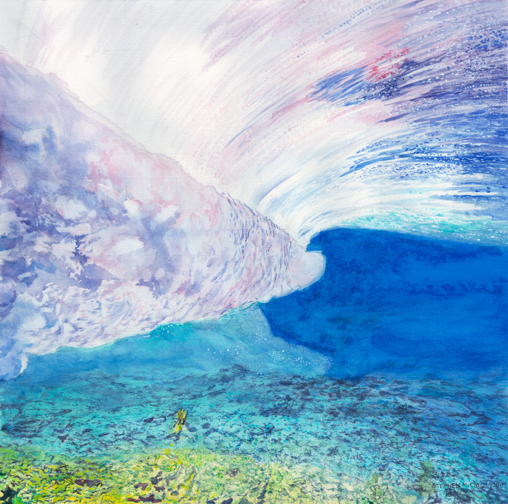 Underwater Wave Art | CruzArtz Fine Arts