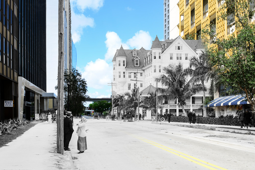 Flagler Looking West From Miami Avenue Art | Mark Hersch Photography