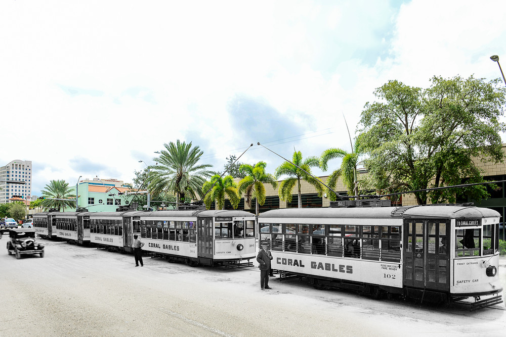 First Day Of Streetcars   Coral Gables Art | Mark Hersch Photography