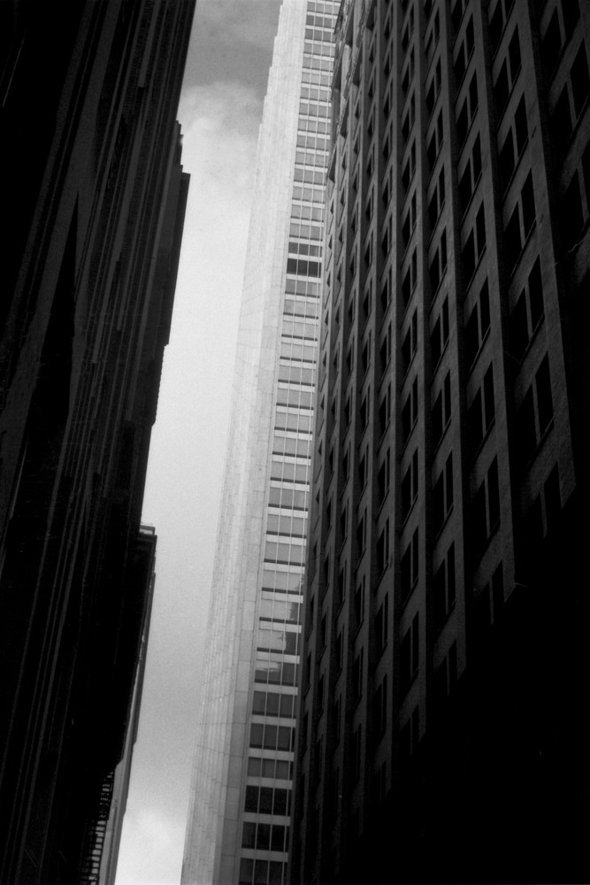 Manhattan Chase Leaning Photography Art | Peter Welch