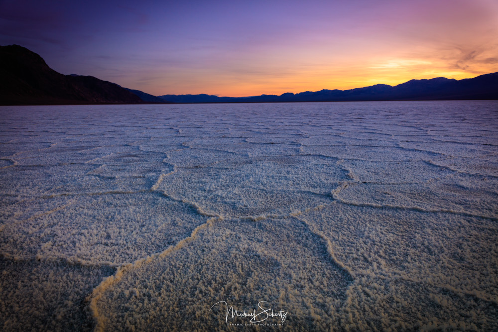 Badwater At Sunset Art | dynamicearthphotos