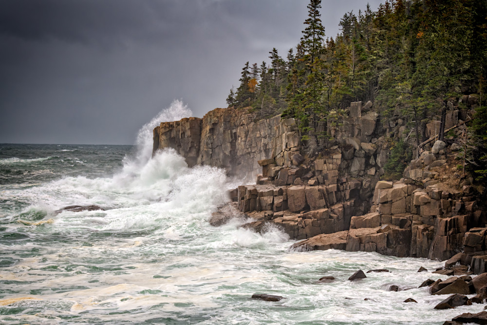 Nor'easter at Otter Cliff | Shop Photography by Rick Berk Nor'easter at Otter Cliff | Shop Photography by Rick Berk