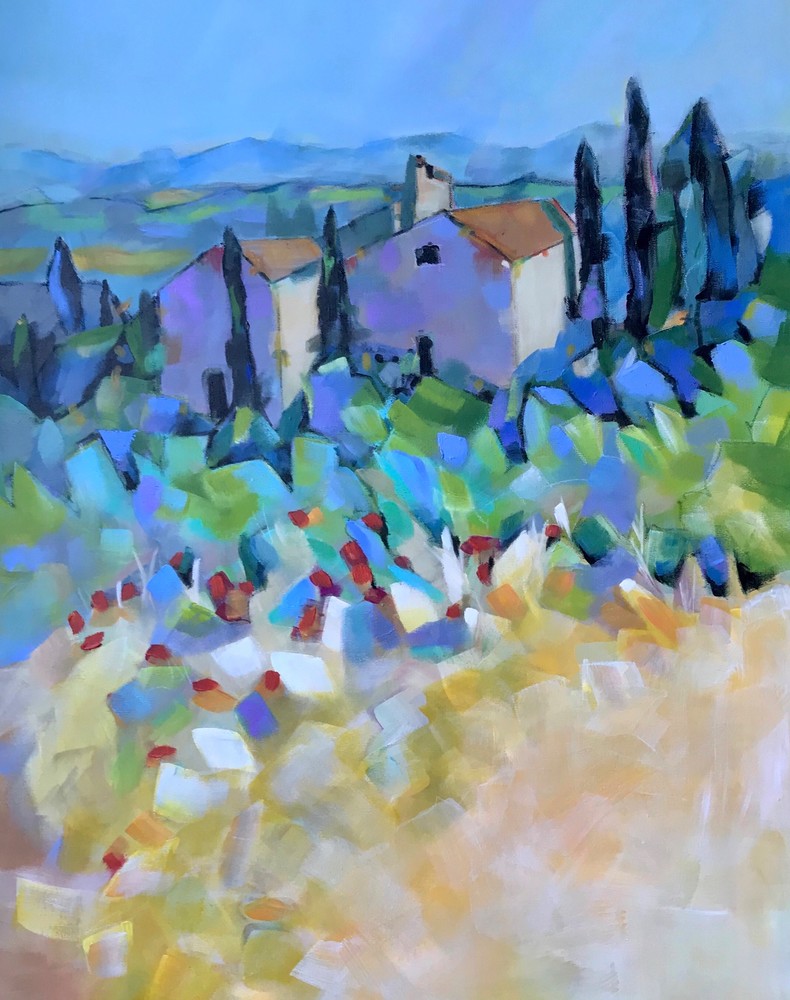 Tuscan Landscape   Print Art | Amber Favre Art