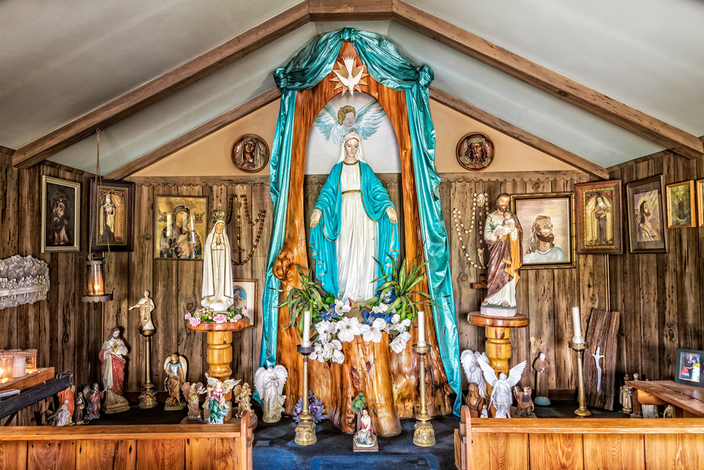 Our Lady of Blind River - Louisiana swamp photography prints