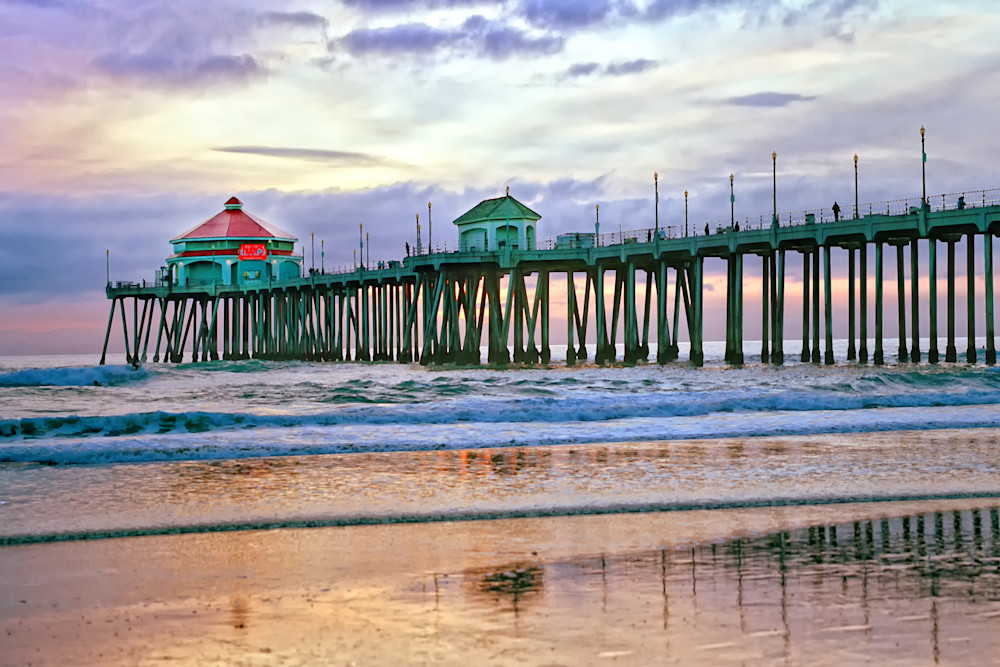 Huntington Beach Pier Sunset - Fine Art Photography