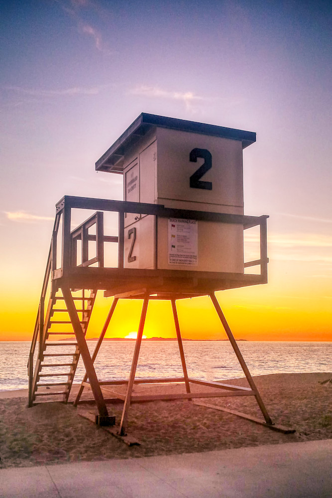 Huntington Beach Lifeguard Tower #2- Fine Art Photography