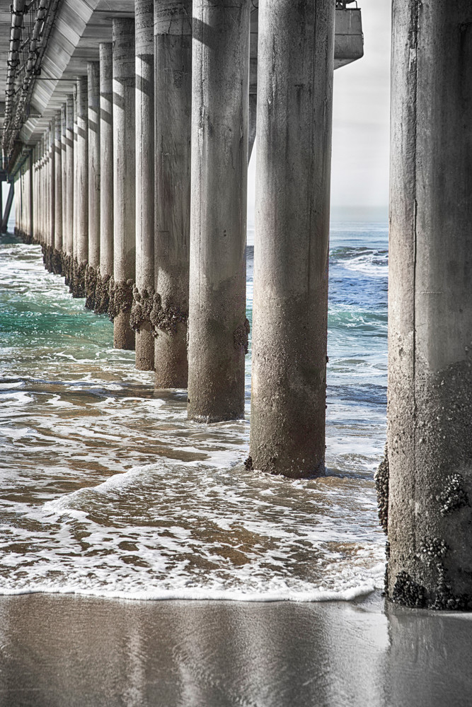 Venice Beach Pier Columns- Fine Art Photography