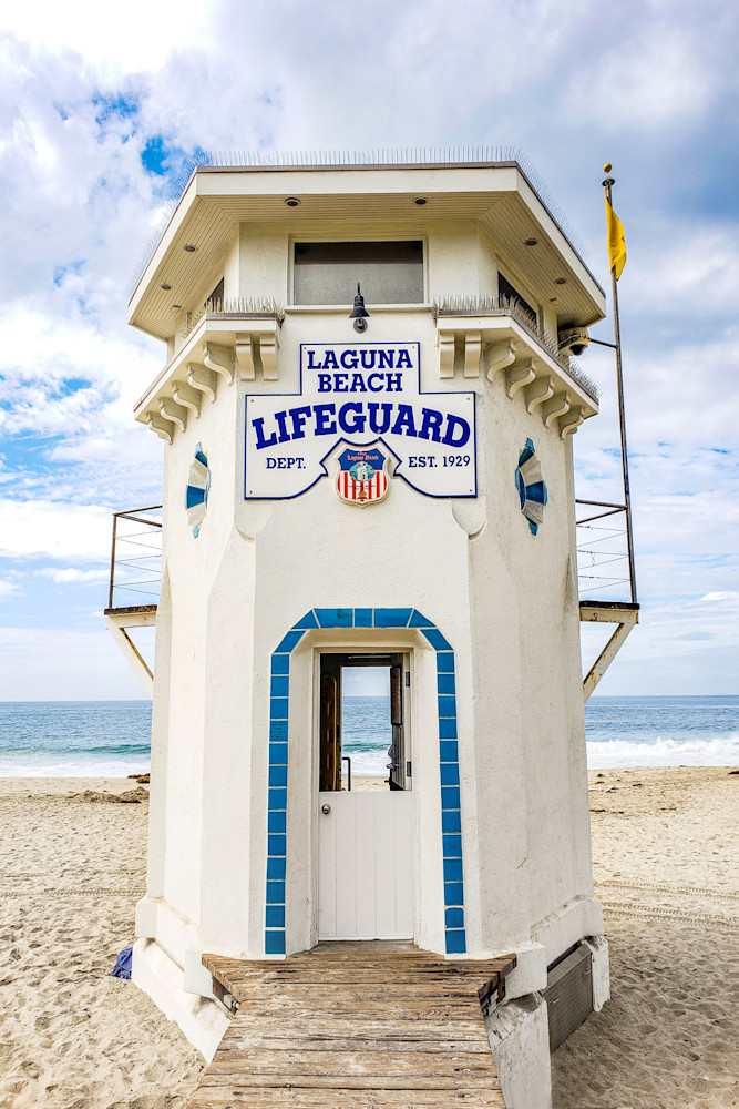 Laguna Lifeguard "See Through" Photography Art | Rosanne Nitti Fine Arts
