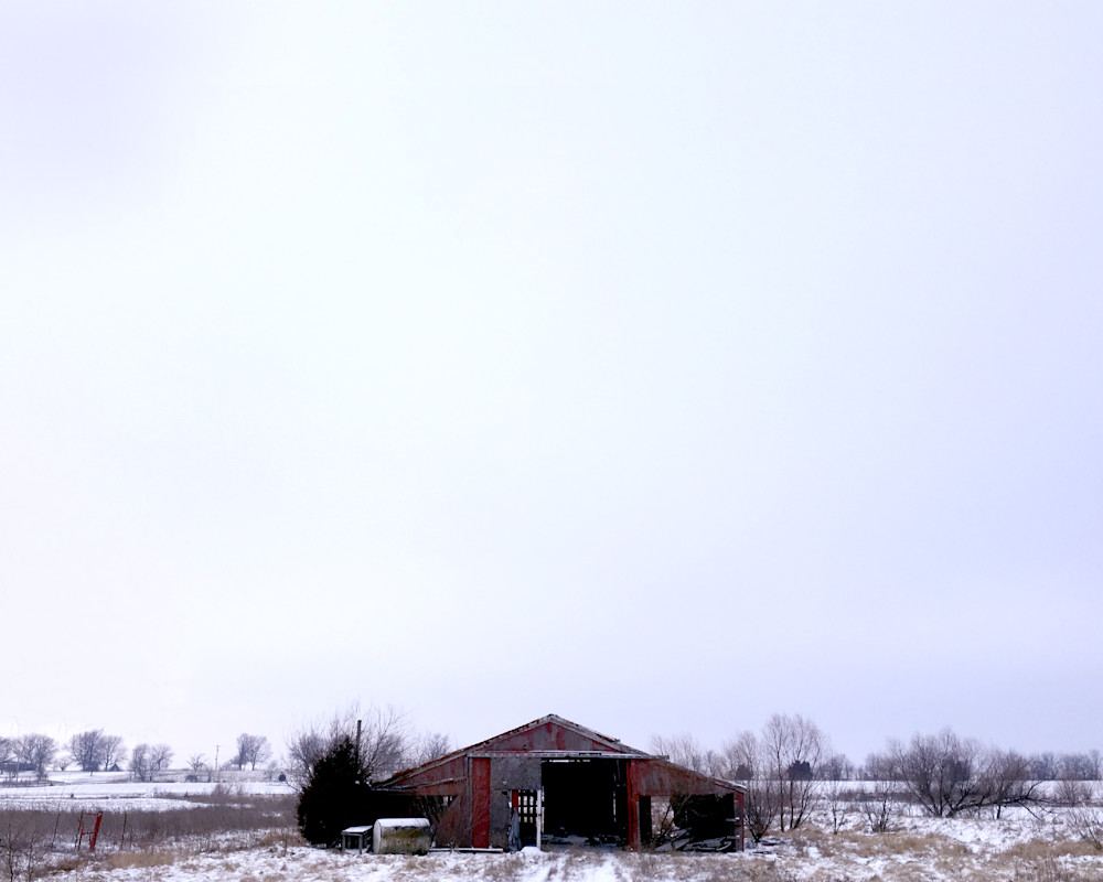 Kansas Winter Barn