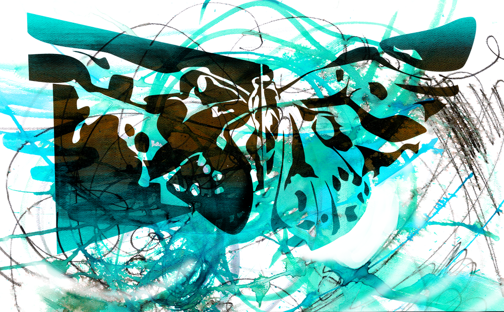 Turquoise Butterfly Art | Emily Tanaka - Have to Create