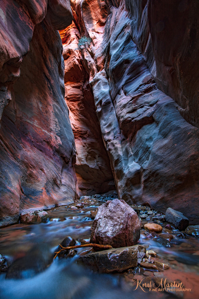 Kanarraville Slot Canyon Photograph 3017 Kanarra Creek Slot Canyon Photography Utah Photography Koral Martin Fine Art Photography