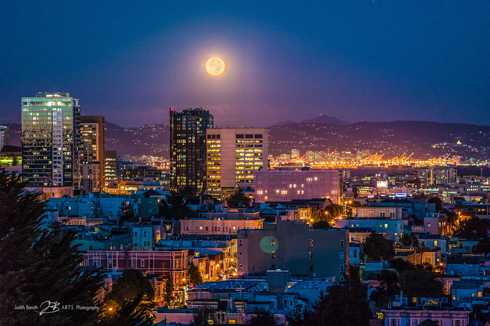 "San Francisco Moonlight" -photograph by Judith Barath