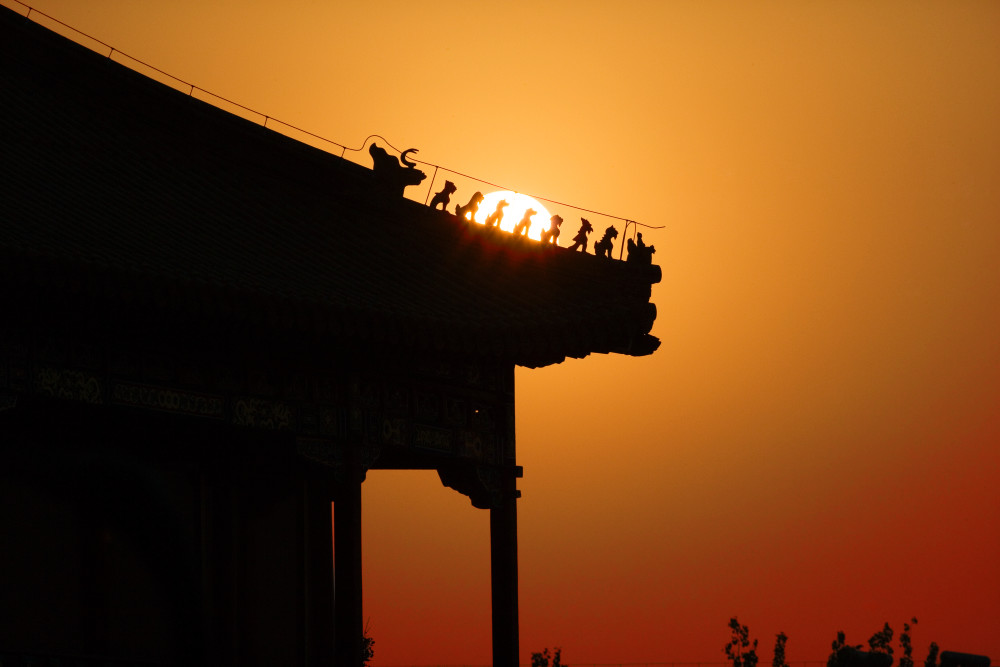 Sunset In The Forbidden City Art | Creative i