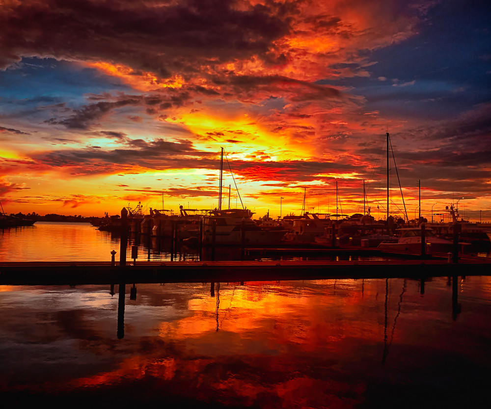 Fire In The Stuart Sky Photography Art | Mark Stall IMAGES