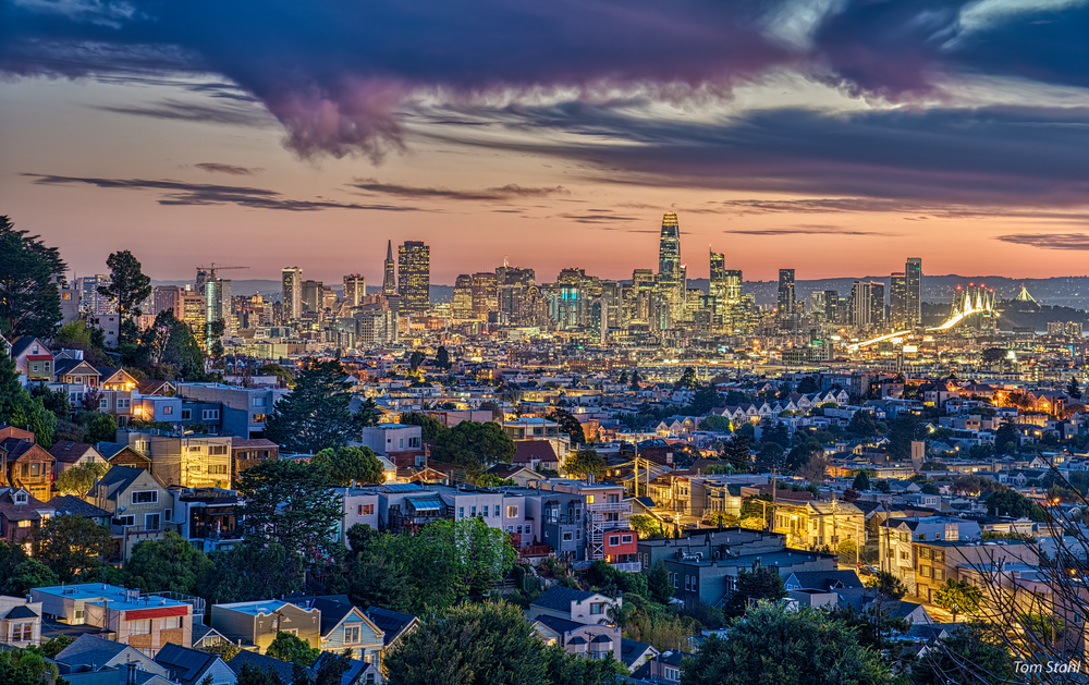 San Francisco Skyline, 2019. Photography Art | Tom Stahl Photography