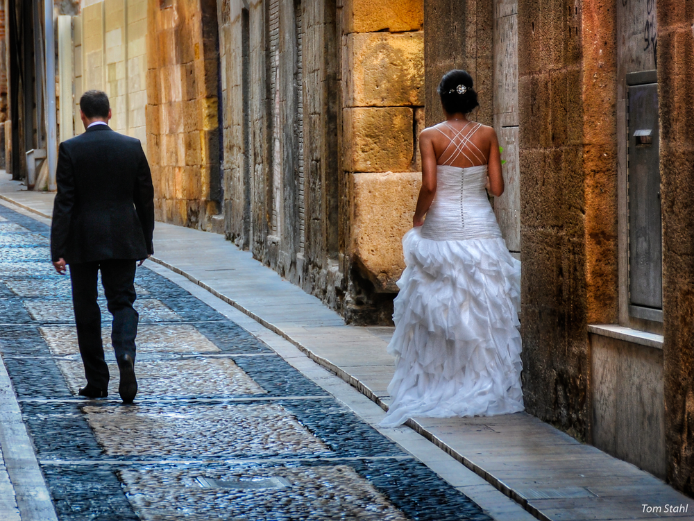 Groom And Bride, Tarragona, Spain, 2014. Photography Art | Tom Stahl Photography