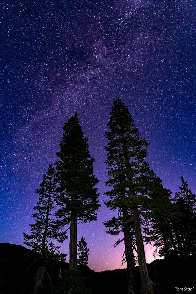 Milky Way, Tahoe National Forest, 2019. Photography Art | Tom Stahl Photography
