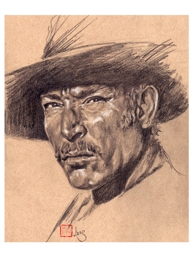 Lee Van Cleef, drawing by Ans Taylor Lee Van Cleef, drawing by Ans Taylor