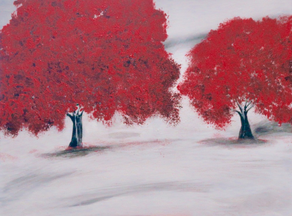Red Trees Art | Marie Art Gallery
