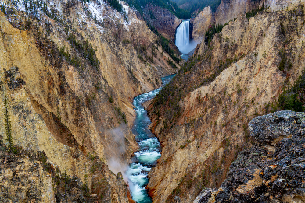 Yellowstone Falls Photography Art | Gale Ensign Photography