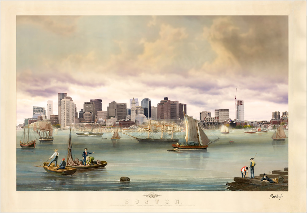 Boston (Harbor View) Art | Mark Hersch Photography