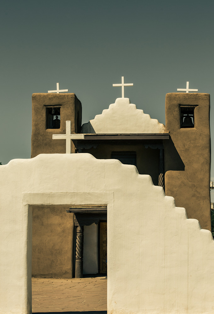 Four Crosses | Ranchos de Taos Plaza - San Francisco de Asis |  Nathan Larson Photography 