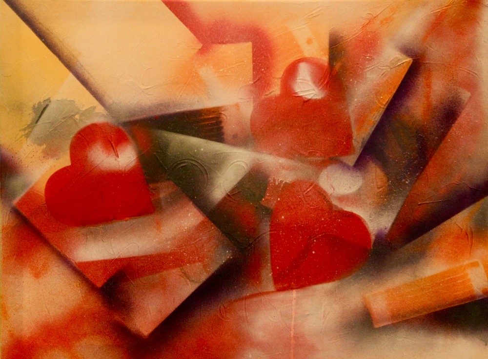 Floating Hearts Art | Marie Art Gallery