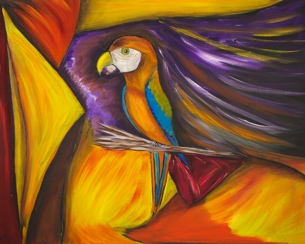 The Parrot Art | Marie Art Gallery