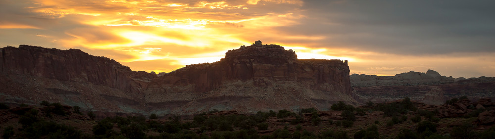 Fiery Sunrise Photography Art | Captured Adventure Photography