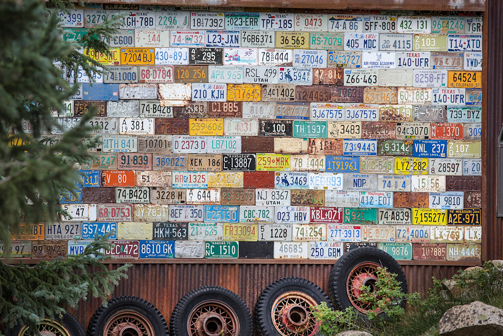8469 License Plates  Photography Art | Cunningham Gallery