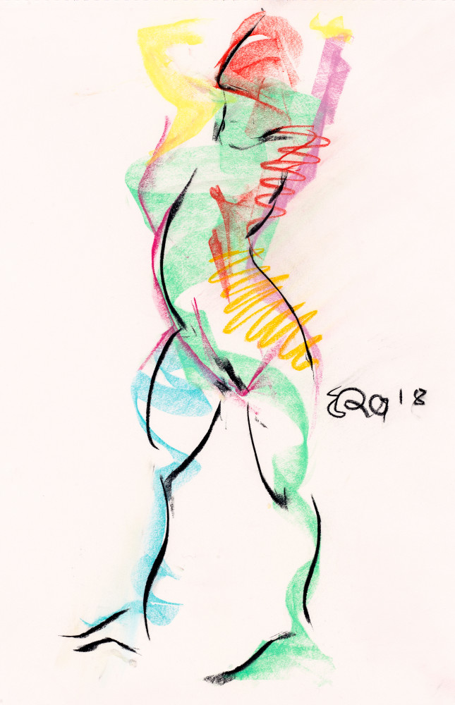 Sky Clad Dancer Art | Eric Grab Art