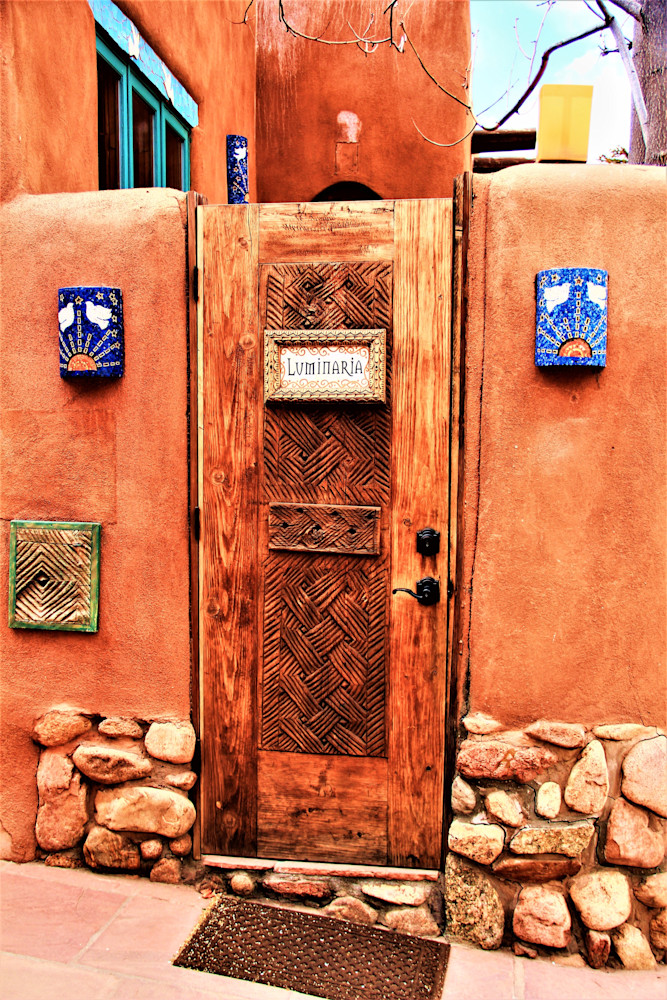 06  Luminaria Door  Santa Fe, New Mexico Photography Art | RuddFotos