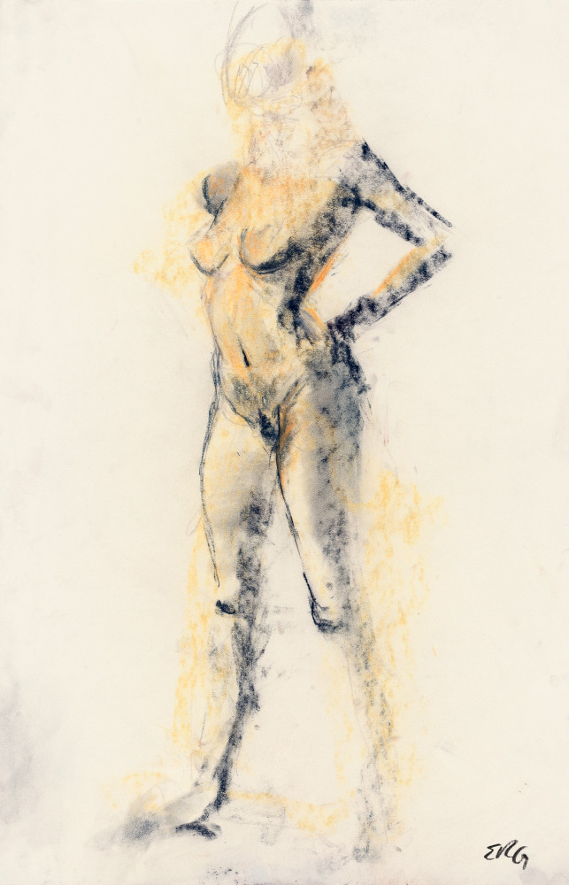 Sienna Standing Nude Art | Eric Grab Art