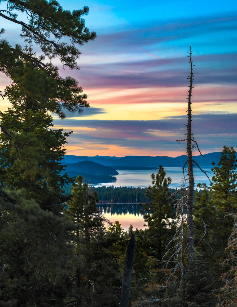Along the West Shore and into the Sky I Lake Tahoe Landscape Photography I David N. Braun