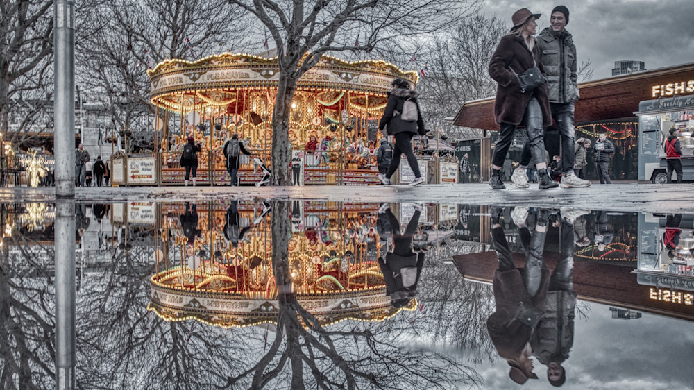Christmas Merry Go Round Art | Martin Geddes Photography