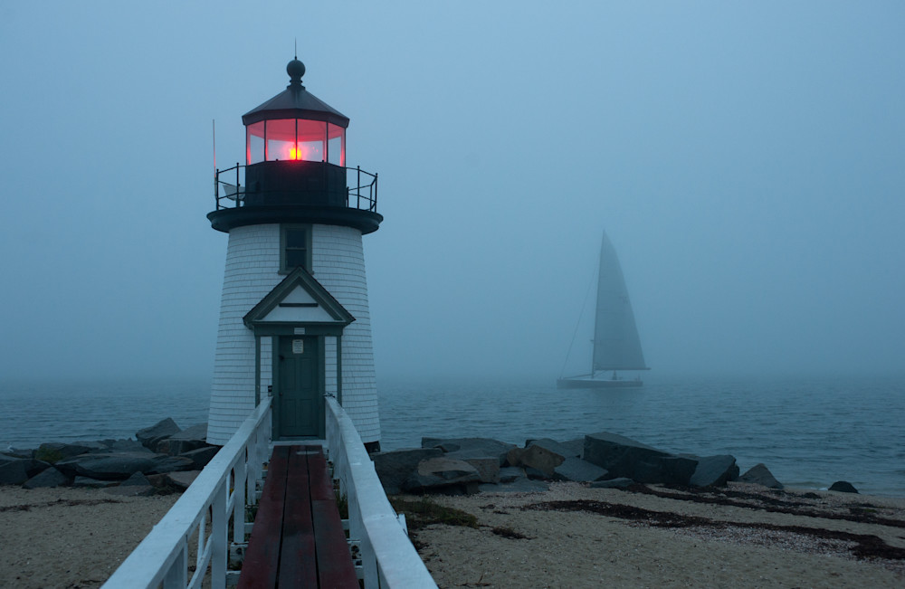 Sail In The Fog Photography Art | Kit Noble Photography