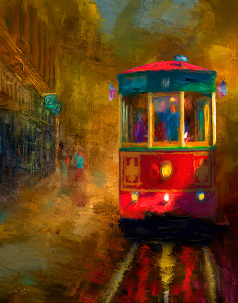 Astoria Trolley Car Art | chuckrenstrom.com