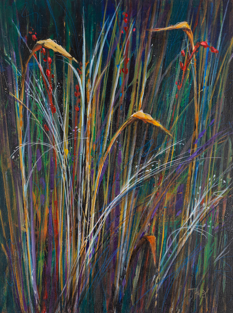 Night Grass Art | Terrie Haley Artist