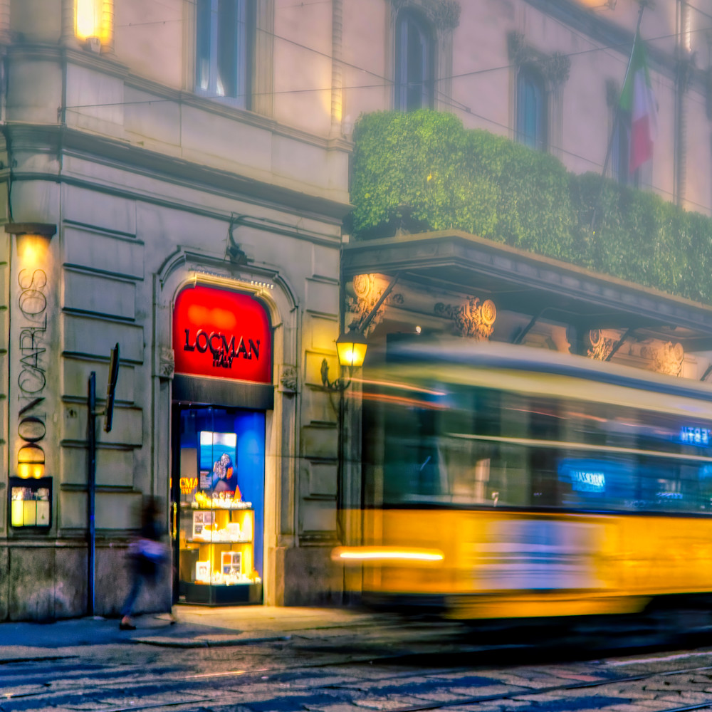 Milan Streetcar Photography Art | FocusPro Services, Inc.