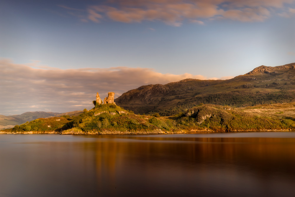 Castle Moil, Kyleakin, Isle of Skye at Sunset