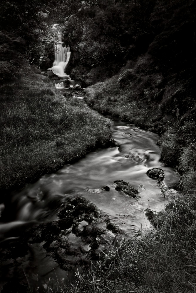 Waterfall Near Ardvreck Castle, Loch Asynt, Sutherland, Scotland