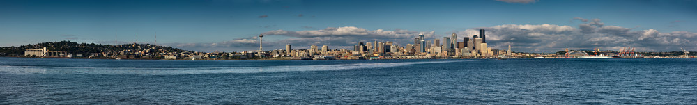 Panoramic image of Seattle, Washington
