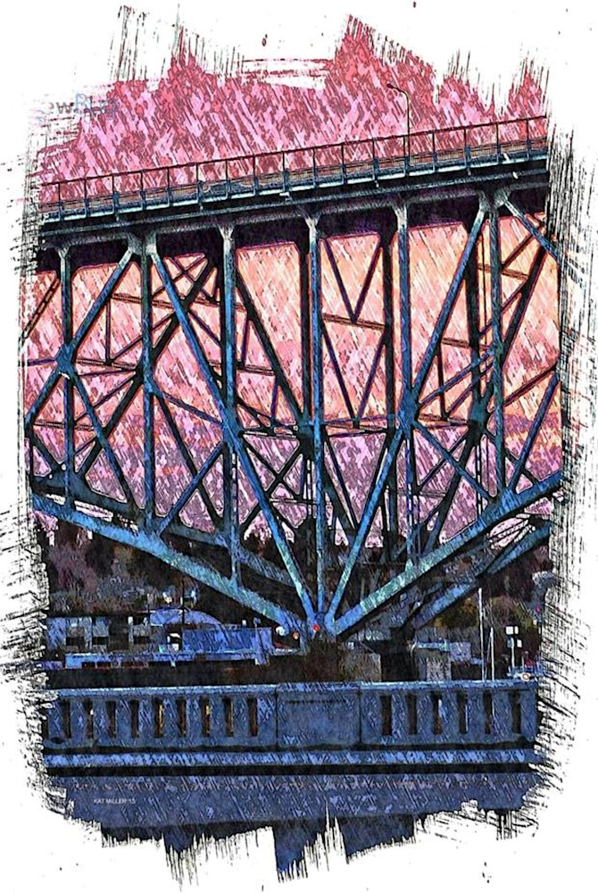 Looking From Freemont Bridge to Aurora
