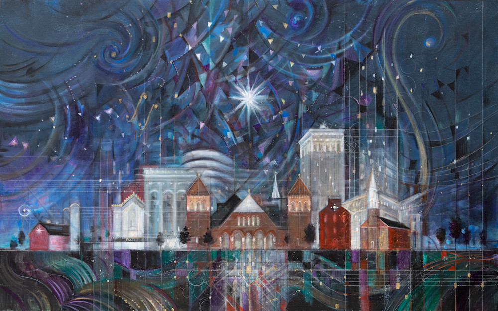 Lancaster Starry Night Art | Freiman Stoltzfus Gallery