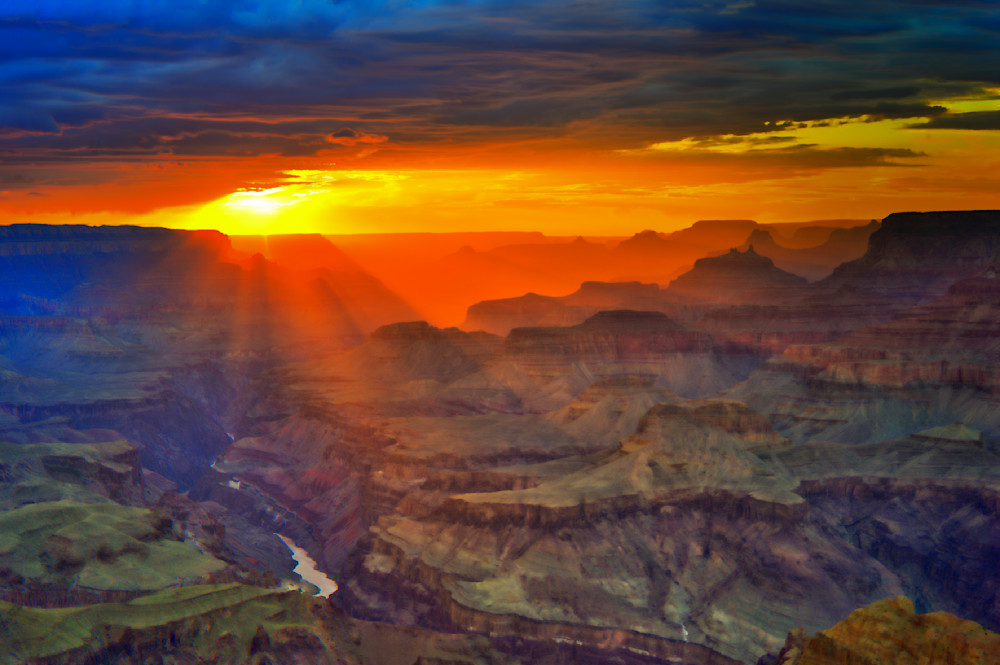 Grand Canyon Sunset Photography Art | frednewmanphotography