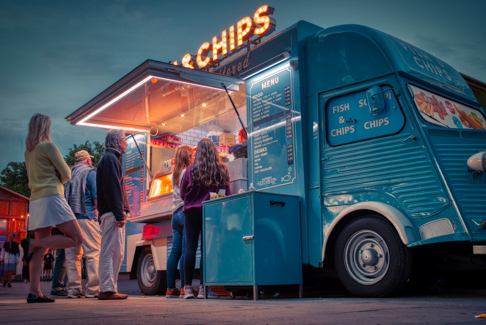 Fish And Chips On The South Bank Art | Martin Geddes Photography