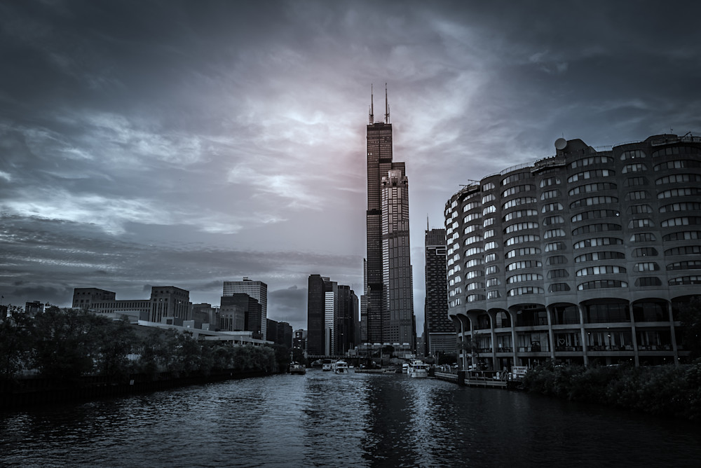 Willis Tower And Marina City Photography Art | Connie Villa Photography