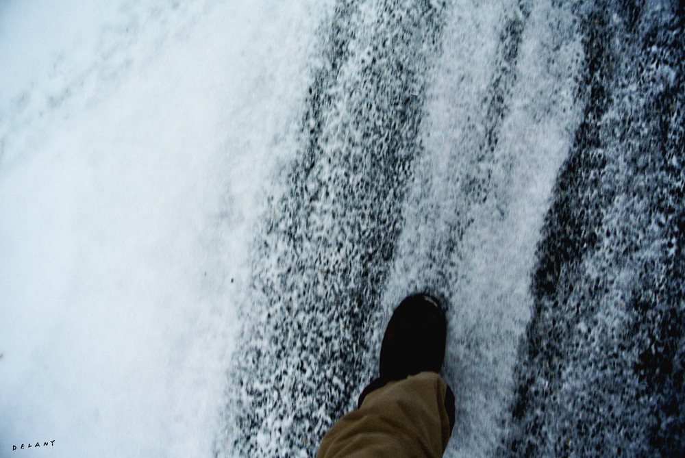 Slush Foot in Winter